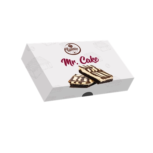 Small Brownie Box | Holds Two Brownies | Personalize with Your Logo
